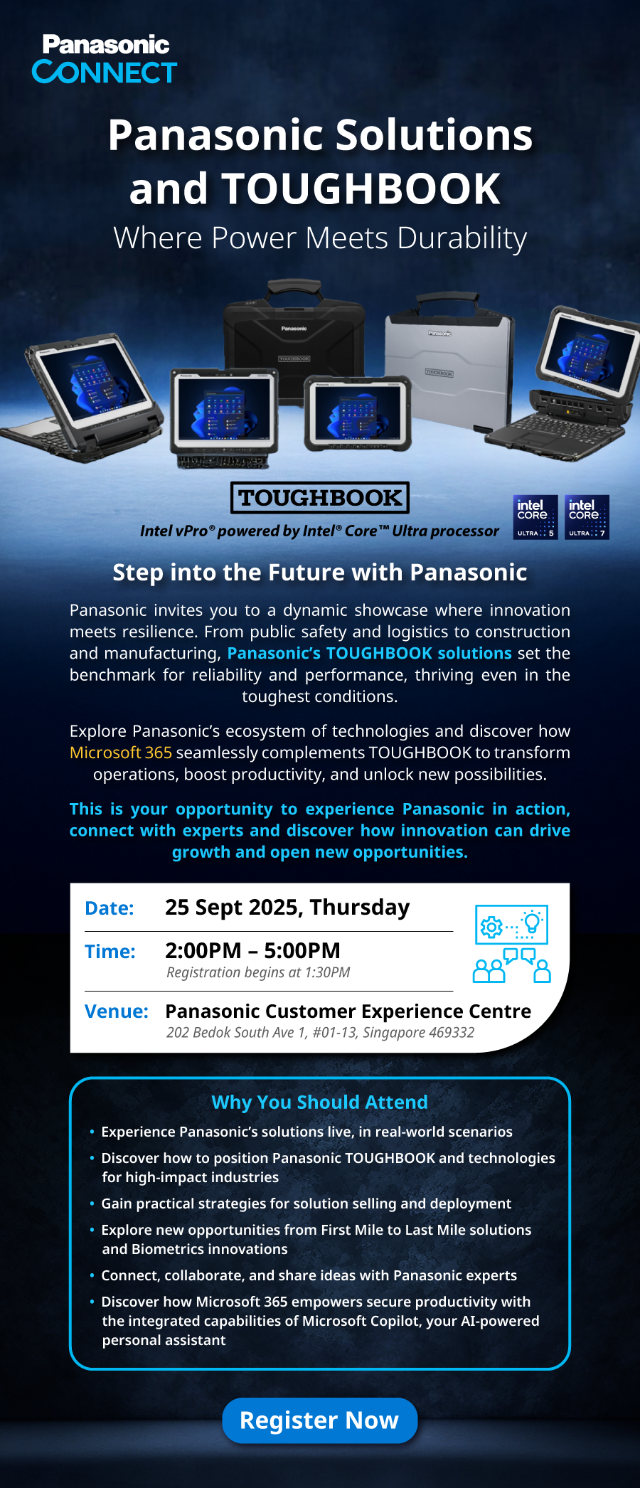 Panasonic Solutions and TOUGHBOOK Where Power Meets Durability Invitation EDM.png