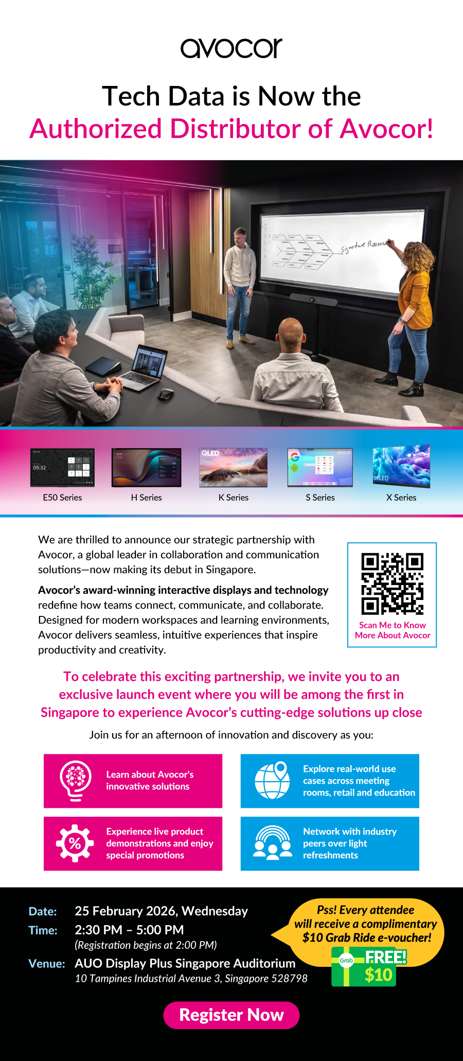 Tech Data is Now the Authorized Distributor of Avocor